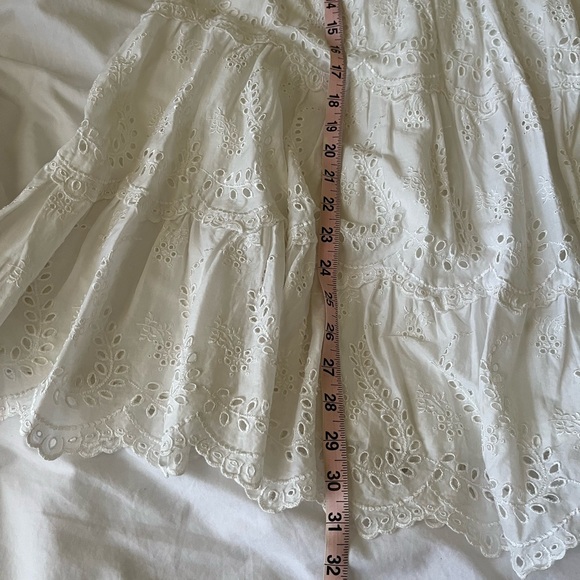 BCBG MAXAZRIA White Eyelet Strapless Dress
Petite - Picture 7 of 9